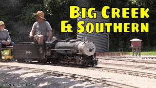 Big Creek & Southern | Long Train Meet | Hot Rail Live Steam Action