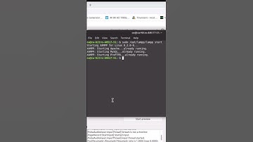 How to start XAMPP on Linux Mint’s Terminal