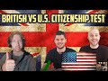 Californian Reacts - BRITISH People Taking U.S. Citizenship Test!