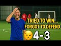 دخلنا البطولة ناسين الدفاع… وطلعنا بـ4-3 🤦♂️😂