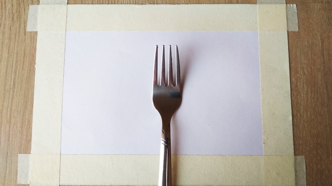 Oil Pastel Painting with Fork | Easy Creative Art for beginners