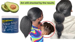 How I Used AVOCADO and BLUE MAGIC For Extreme Hair Growth and Thickness. Hair never stops growing