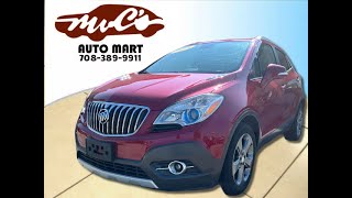 2014 Red Buick Encore Leather Crossover SUV