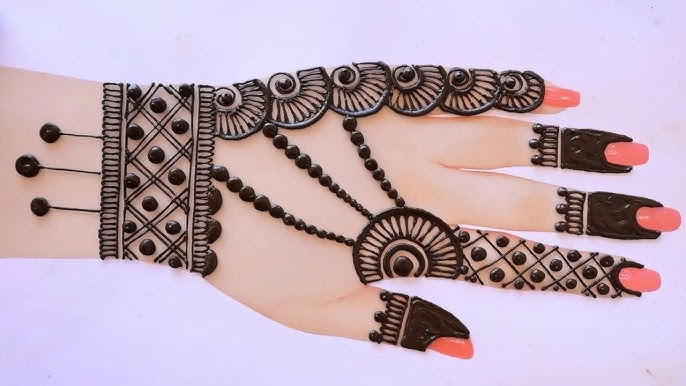 Classic Full-Hand Mehndi Design