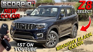 NEW SCORPIO-N Z8 SELECT IN MIDNIGHT BLACK COLOR | NEW COLOR OF SCORPIO-N |SCORPIO-N Z8 SELECT DIESEL