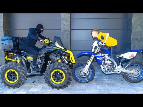 Мотоцикл VS  Квадрика что круче ?  Motorcycle VS ATV.