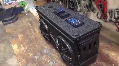Bed Lined Ammo Box Stereo!!! | New Kenwood Amp
