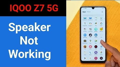 iqoo Z7 5g speaker not working, how to fix sound problem on iqoo Z7 5g