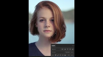 Easily change your hair color in #photoshop #shorts