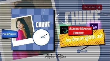 Chand 🌙 Sifarish | Ae Inspired  Alight Motion Preset xml  smooth editing