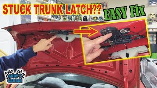 How To Fix A Stuck Trunk Latch (Andy’s Garage: Episode  387)