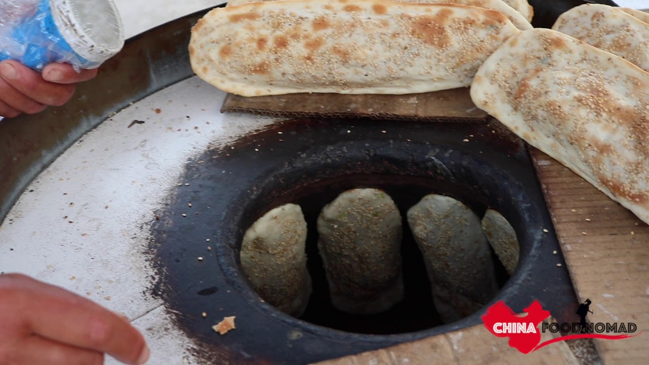 Amazing Chinese Street Food - Crispy Xuzhou Shao Bing | China Food Nomad