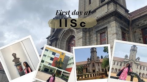 My First Day at IISc Bengaluru 🤍✨ #iisc #firstday #gate #phd 