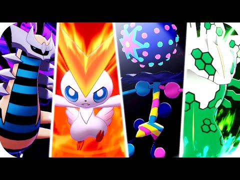 Pokemon Sword Shield All Shiny Legendary Signature Moves Crown Tundra Youtube