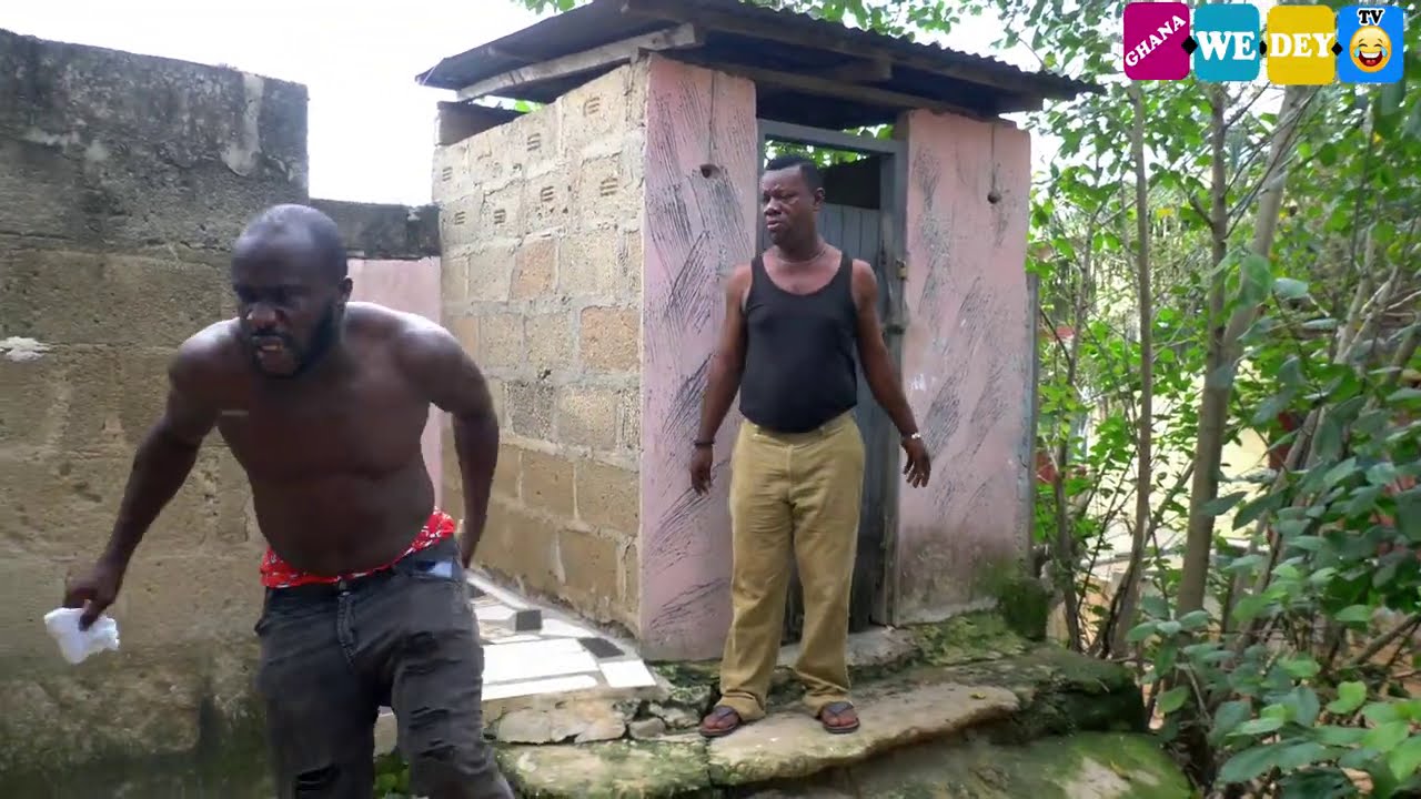 😂😂NANA YEBOAH REFUSE TO LET LIKEE USE THE HOUSE WASHROOM AFTER HE