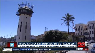8,000 california inmates to be released due covid-19 concerns