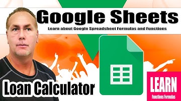 Maak een leningcalculator in Google Sheets, help met formules en functies, voorbeelden