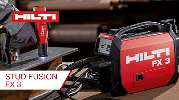 FX 3 Snoerloze Stud Fusion - Hoe te lassen op gecoat staal