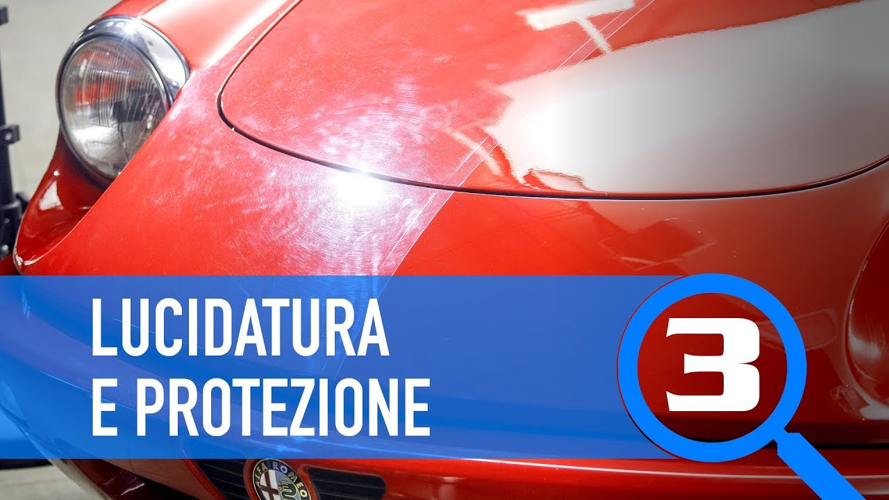 Car Detailing: la lucidatura finale e protezione di un'Alfa Romeo Spider 