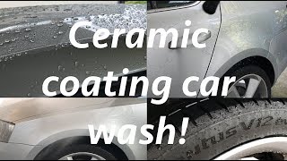 Ceramic coating car wash - WATER IS REPPELING OFF! screenshot 2
