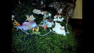 Presepe artigianale con fiume e lago - Nativity scene - Natale 2014