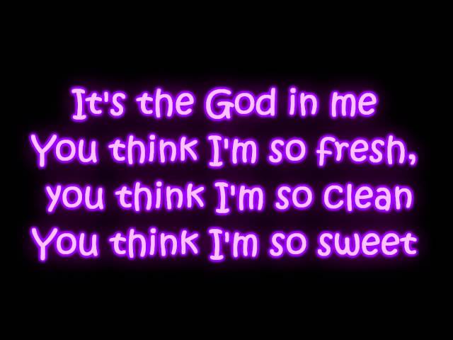 God In Me [MaryMary] Lyrics on Screen class=