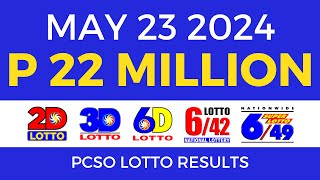 9pm Lotto Result Today May 23 2024 | PCSO