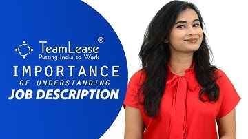 Importance of understanding the Job Description - Interview tips, Teamlease