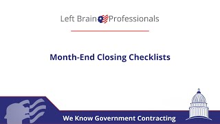 Month-End Closing Checklists