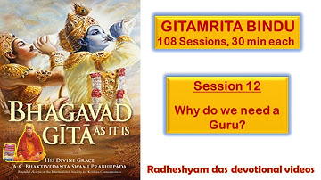 Session 12 - Why do we need a Guru?_Radheshyam Das