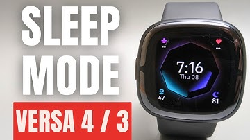 Fitbit Versa 4 / 3 Sleep Mode - How to Enable & Set Daily Schedule