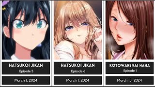 UPCOMING Hentai | Cultured  Anime in March| Anime Updates