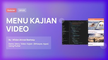 Demo Video Kajian Screen || Bittaqwa Apps