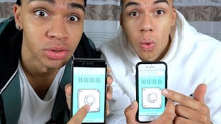 Wer Kann Länger Diesen Knopf Drücken ? Kelvin Und Marvin