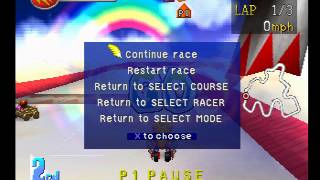 Chocobo Racing - Chocobo Racing (PS1 / PlayStation) - Mysidia Sky Garden. - User video