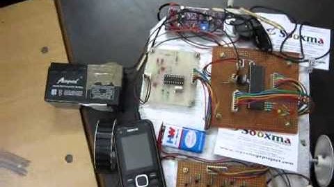 DTMF based mobile phone controlled bomb detection robot (Rs.6000/-)