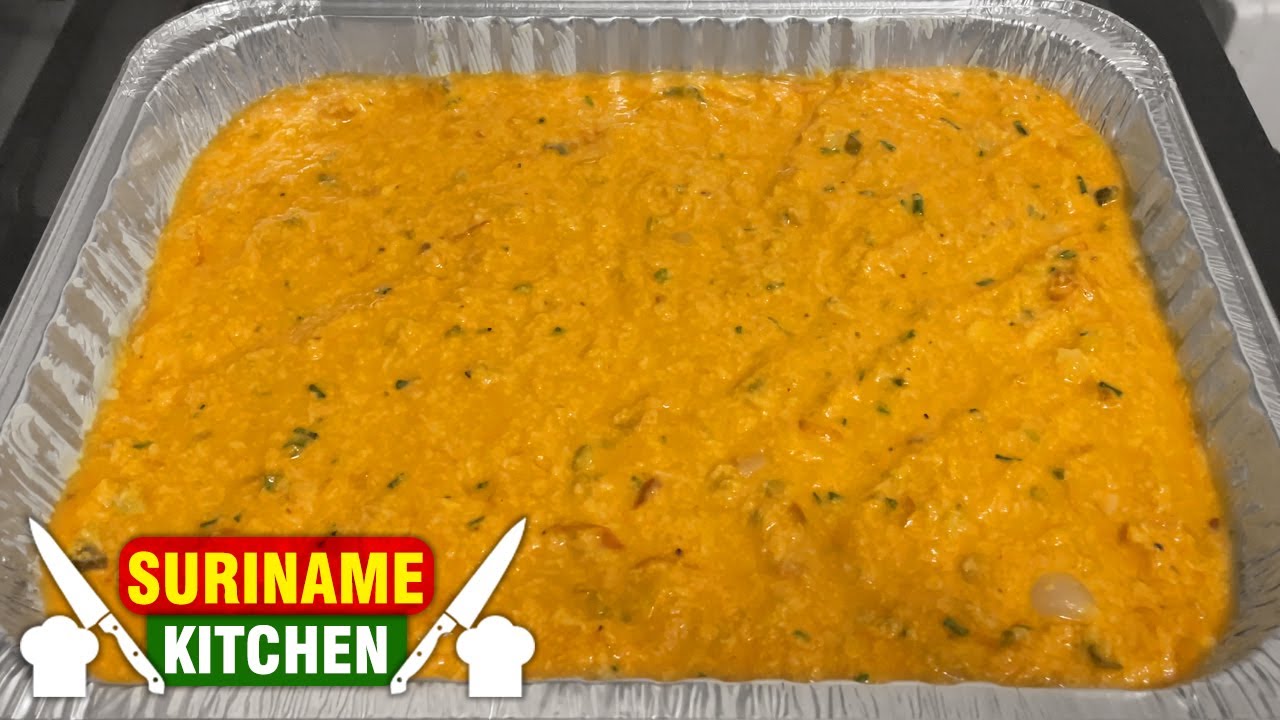 Vegetarische Pom Recept (Surinaamse Pom Zonder Vlees)