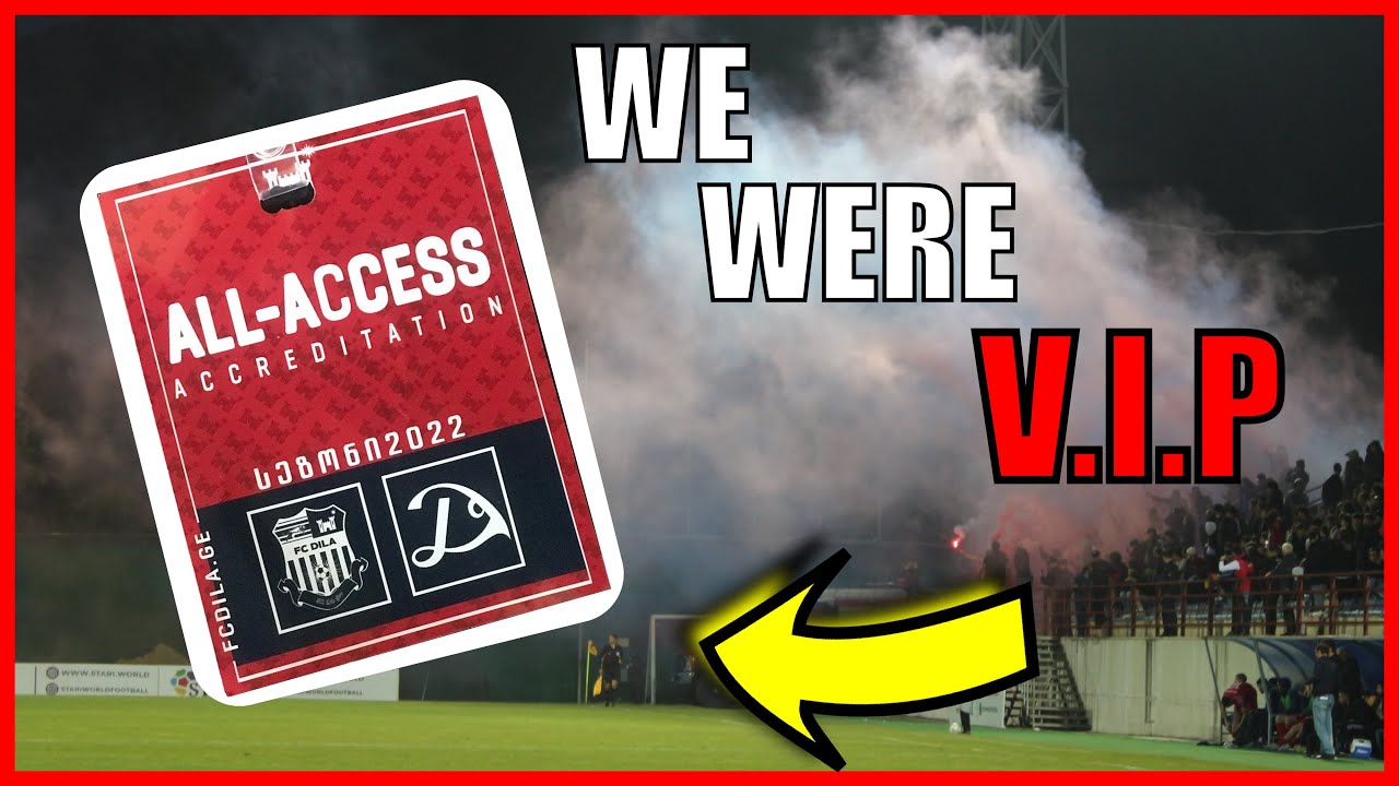 PITCHSIDE FOR THE GAME! | Dila Gori v Dinamo Tbilisi | Georgian Football Vlog #9