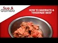 How to Marinate and Tenderize Beef stir fry