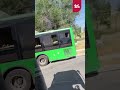 🚌 В "Ак-Орго" автобус врезался в столб. ДТП произошло сегодня, 9 июня, примерно в 9.00