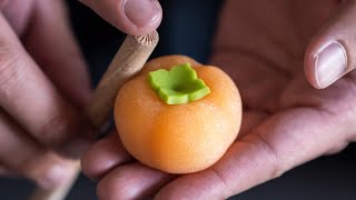 【認真教】#10 秋季和菓子「柿」 製作教學｜菓子君認真教
