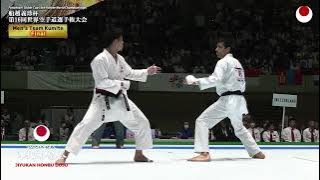 Final Kumite Equipos Chile vs Japón | Funakoshi Gichin Cup 16th Karate World Championship Tournament