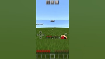 Water Bucket MLG From 1000 Blocks Height! - MCPE #minecraft #shorts