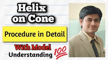 Helix on Cone or Conical Helix: Engineering Curves