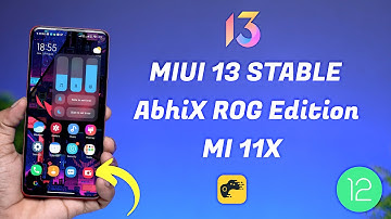 STABLE MIUI 13 AbhiX ROG Edition for Mi 11x, Super Smooth, Leica Camera and more...
