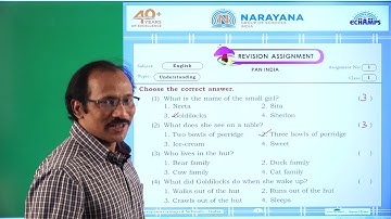 8TH MARCH TS CLASS I ENGLISH REVISION ASSIGNMENT KEY