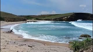 Pantai dengan spot foto ekstrim spot para pemancing tebing pantai penyisok desa sekaroh lombok timur