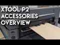 xTool P2 CO2 Laser - Accessories Overview