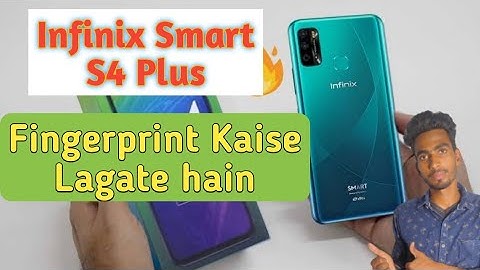 How To set up Fingerprint In Infinix Smart S4 Plus || Infinix Smart S4 Plus Fingerprint Kaise Lagate