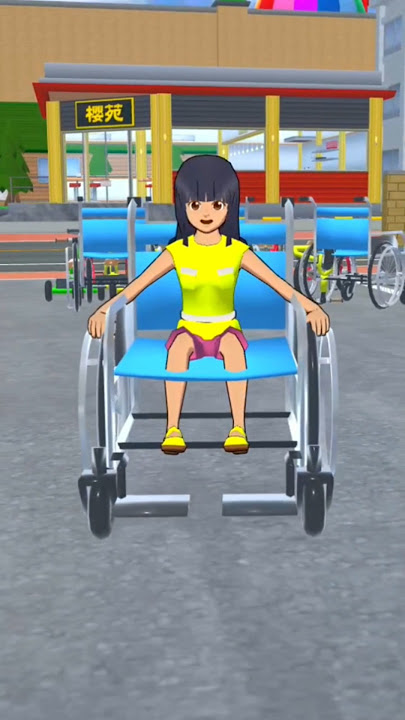 Wheel chair is not like 😇#shorts #sakuraschoolsimulator #shortvideo #viralvideo #sakura